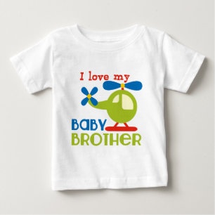 Camiseta De Bebé Amo a mi hermano bebé
