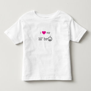 Camiseta De Bebé Amo A Mi Hermano De Lilo