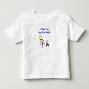 Camiseta De Bebé ¡Amo a mi hermano mayor!