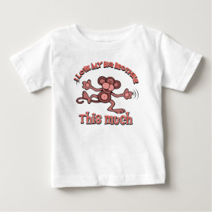 Camiseta De Bebé Amo a mi hermano mayor