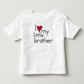 Camiseta De Bebé Amo a mi hermano pequeño