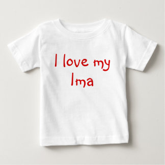Camiseta De Bebé Amo a mi Ima