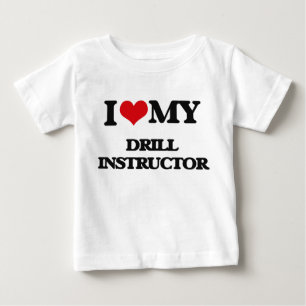 Camiseta De Bebé Amo a mi instructor de taladro