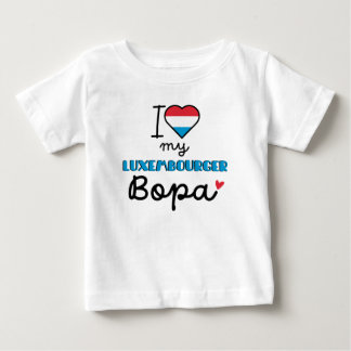 Camiseta De Bebé Amo a mi luxemburguesa Bopa lindo