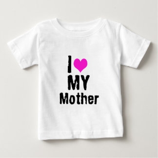 Camiseta De Bebé Amo A Mi Madre