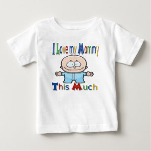 Camiseta De Bebé Amo a mi mamá