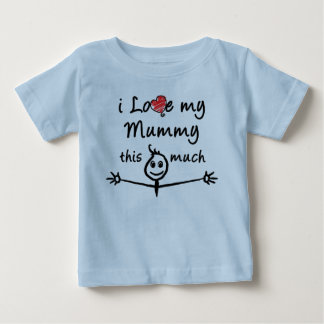 Camiseta De Bebé ¡Amo a mi mamá!