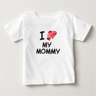 Camiseta De Bebé Amo a mi mamá