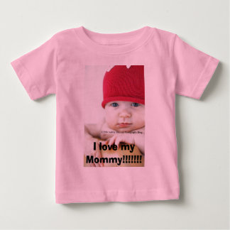 Camiseta De Bebé ¡Amo a mi mamá!!!!!!!