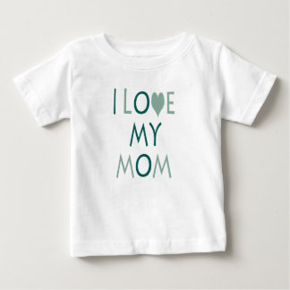 Camiseta De Bebé Amo A Mi Mamá Baby Tee