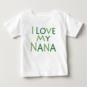 Camiseta De Bebé Amo a mi Nana