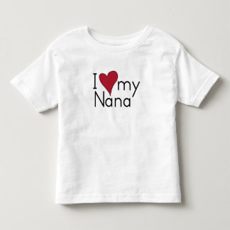 Camiseta De Bebé Amo a mi Nana