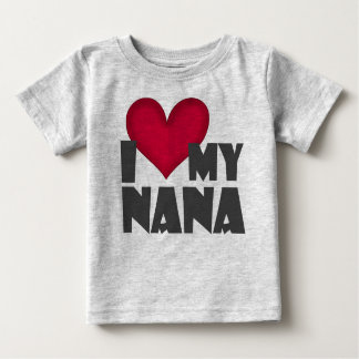 Camiseta De Bebé "Amo a mi Nana" Creeper de infantes
