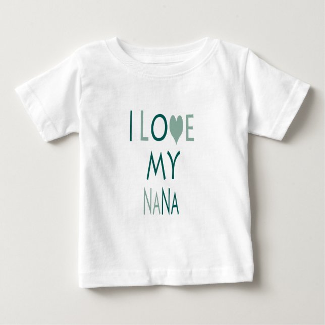 Camiseta De Bebé Amo A Mi Nana Toddler Tee (Anverso)