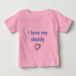 Camiseta De Bebé Amo a mi papá