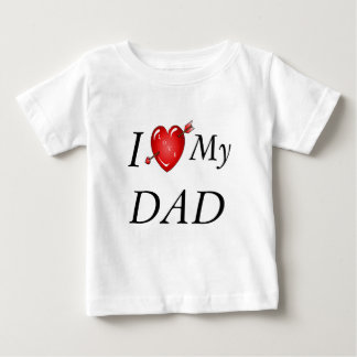 Camiseta De Bebé Amo a mi papá 2