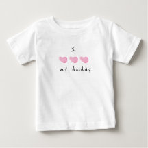 Amo a mi Papá Corazón Rosa