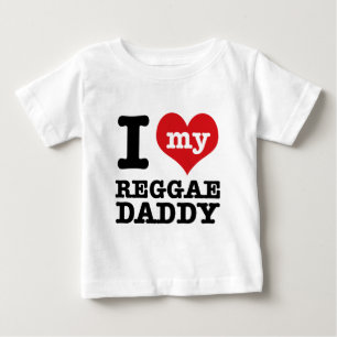 Camiseta De Bebé Amo a mi papá del bailarín del reggae