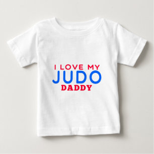 Camiseta De Bebé Amo a mi papá del judo