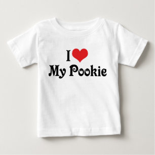 Camiseta De Bebé Amo a mi Pookie