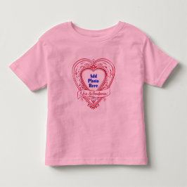 Camiseta De Bebé ¡Amo A Mis Abuelos! Corazones rojos de foto