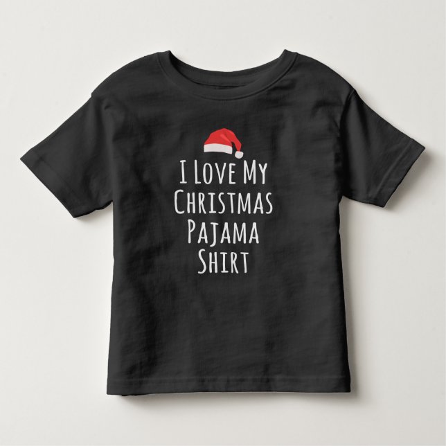 Camiseta De Bebé Amo a mis Navidades Pajama Shirt (Anverso)
