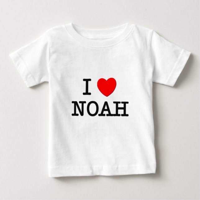 Camiseta De Bebé Amo a Noah (Anverso)