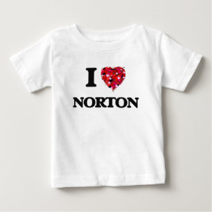 Camiseta De Bebé Amo a Norton