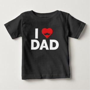 Camiseta De Bebé Amo a Papá