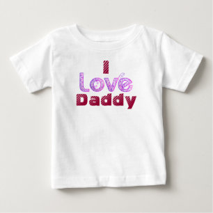 Camiseta De Bebé Amo a papá más barato.