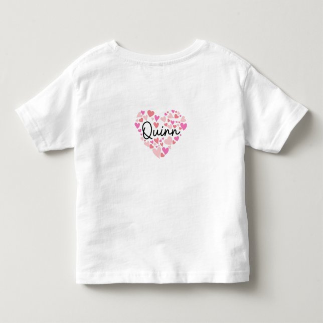 Camiseta De Bebé Amo a Quinn (Reverso)