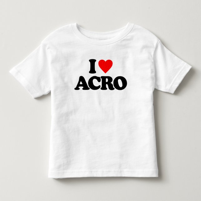CAMISETA DE BEBÉ AMO ACRO (Anverso)