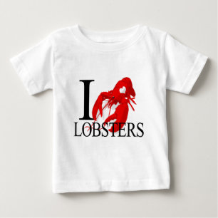 Camiseta De Bebé Amo al bebé de las langostas