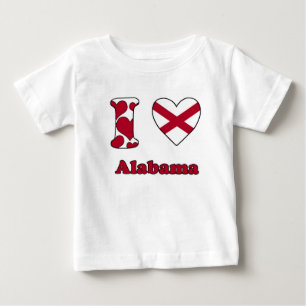 Camiseta De Bebé Amo Alabama