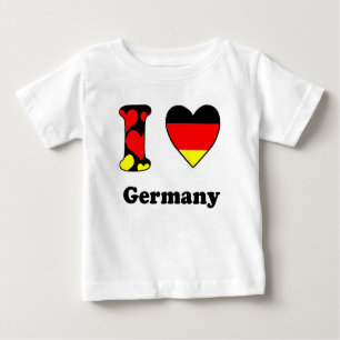 Camiseta De Bebé Amo Alemania