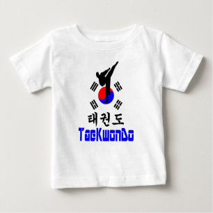 Camiseta De Bebé ✔ Amo ☯ arte marcial coreano-téKwonDo fabuloso