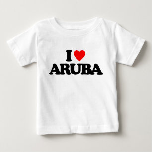 CAMISETA DE BEBÉ AMO ARUBA