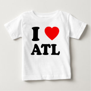 Camiseta De Bebé Amo Atl Heart Guay Atlanta