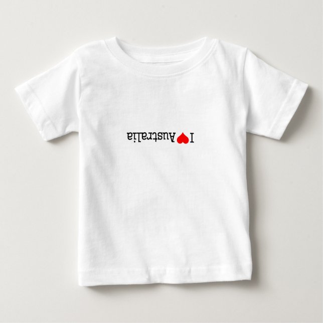 Camiseta De Bebé Amo Australia (Anverso)
