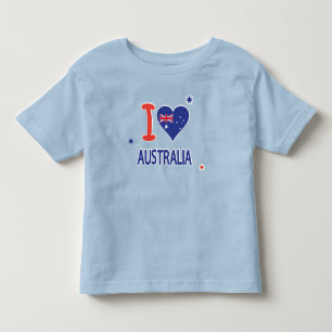 Camiseta De Bebé AMO AUSTRALIA Australia día el 26 de enero feliz
