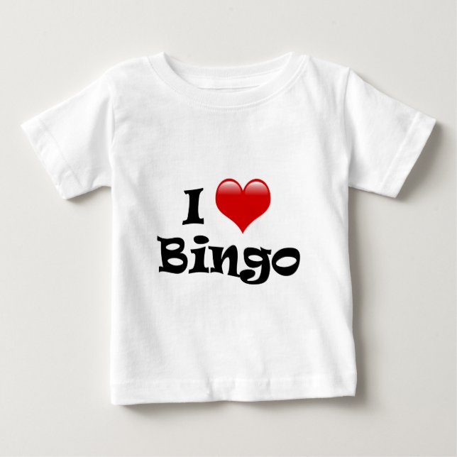 Camiseta De Bebé Amo Bingo (Anverso)