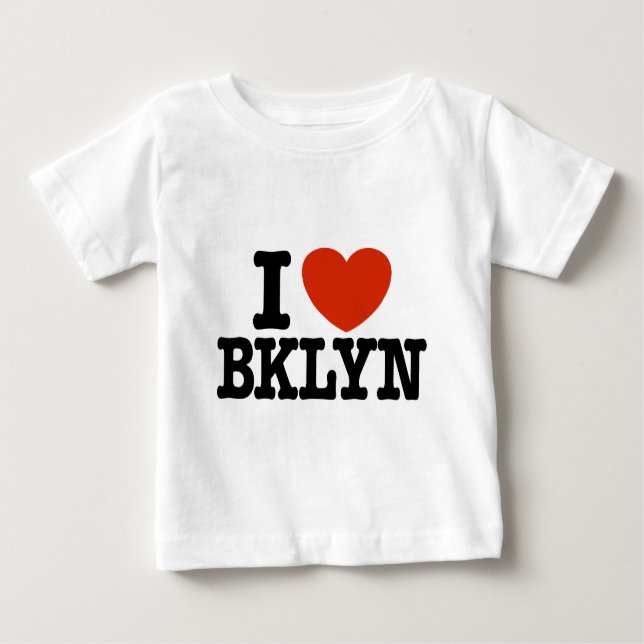 Camiseta De Bebé Amo Brooklyn (Anverso)