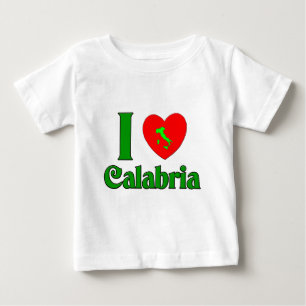 Camiseta De Bebé Amo Calabria Italia