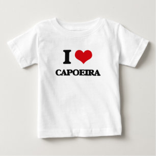Camiseta De Bebé Amo Capoeira