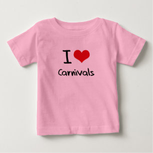 Camiseta De Bebé Amo carnavales