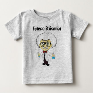 Camiseta De Bebé Amo ciencia con el científico