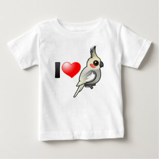 Camiseta De Bebé Amo Cockatiels Spangled