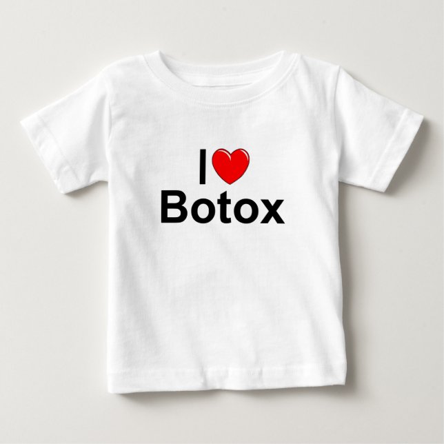 Camiseta De Bebé Amo (corazón) Botox (Anverso)
