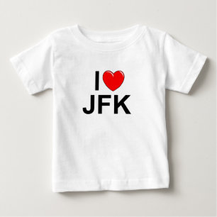 Camiseta De Bebé Amo (corazón) JFK