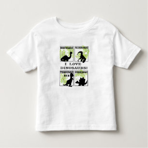 CAMISETA DE BEBÉ ¡AMO DINOSAURIOS!